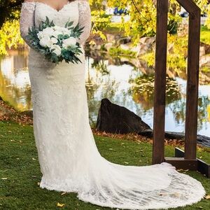 Oleg Cassini Ivory Bridal Gown